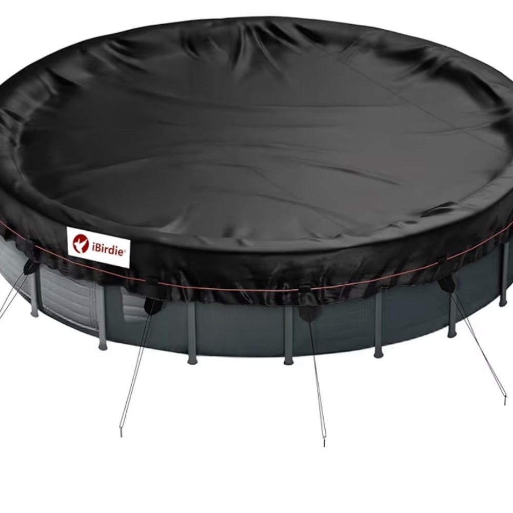 iBirdie Black Pool Cover New! 324 Inches